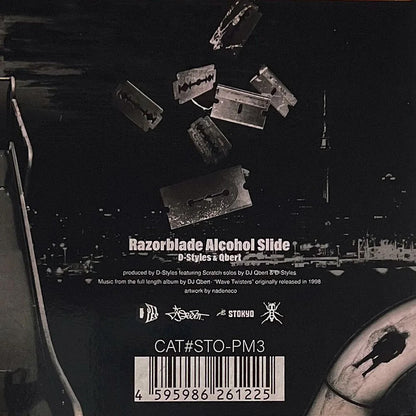 Stokyo D-Styles & Qbert Razorblade Alcohol Slide 3" Vinyl Set