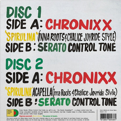 Serato X FEDERATION SOUND presents CHRONIXX in a MADHOUSE style
