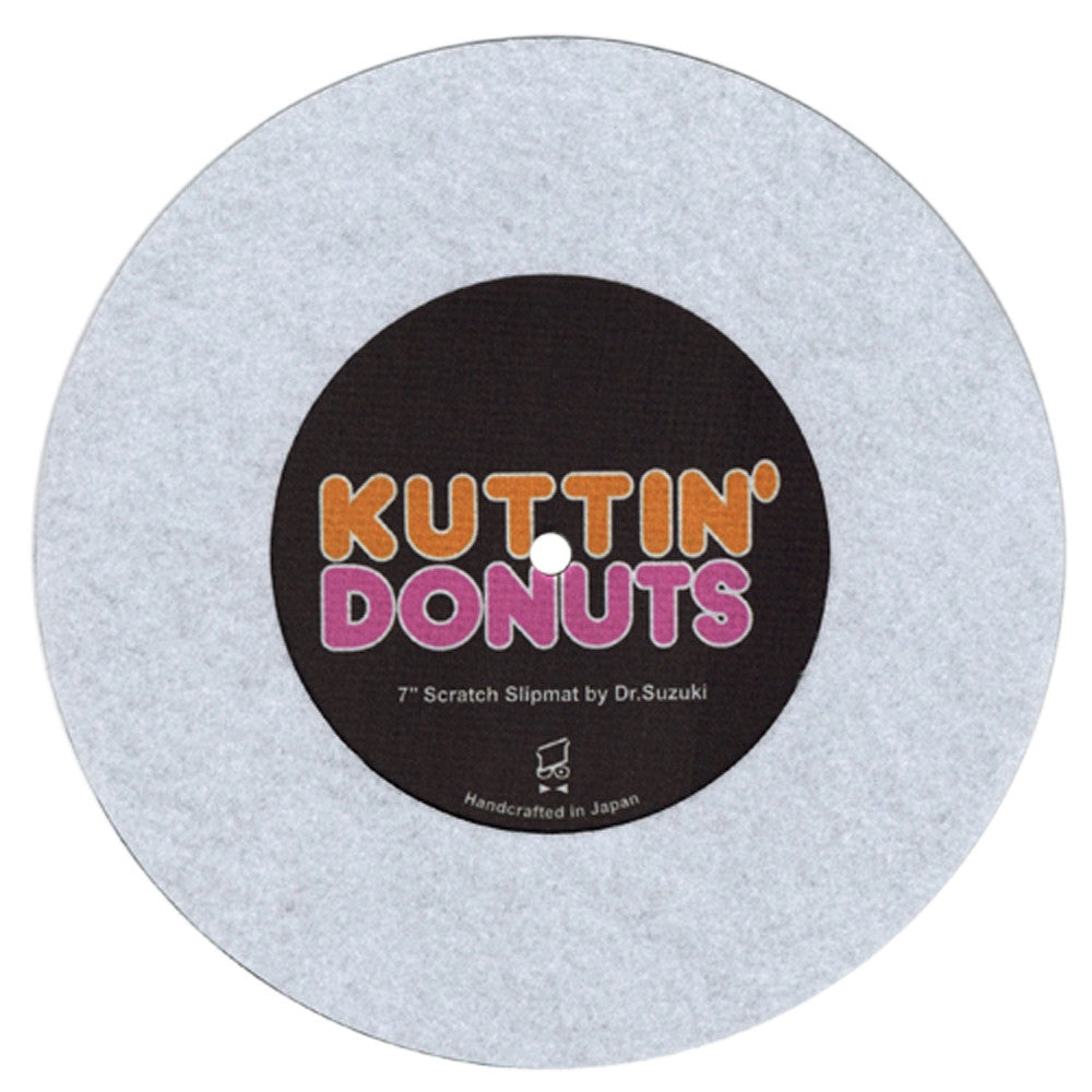 Dr.Suzuki 7" Kuttin Donuts Slipmat white