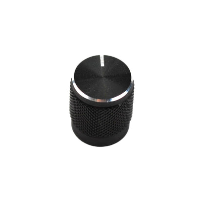 Aluminum knob with knurled shaft 10 x 12mm