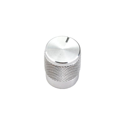 Aluminum knob with knurled shaft 10 x 12mm