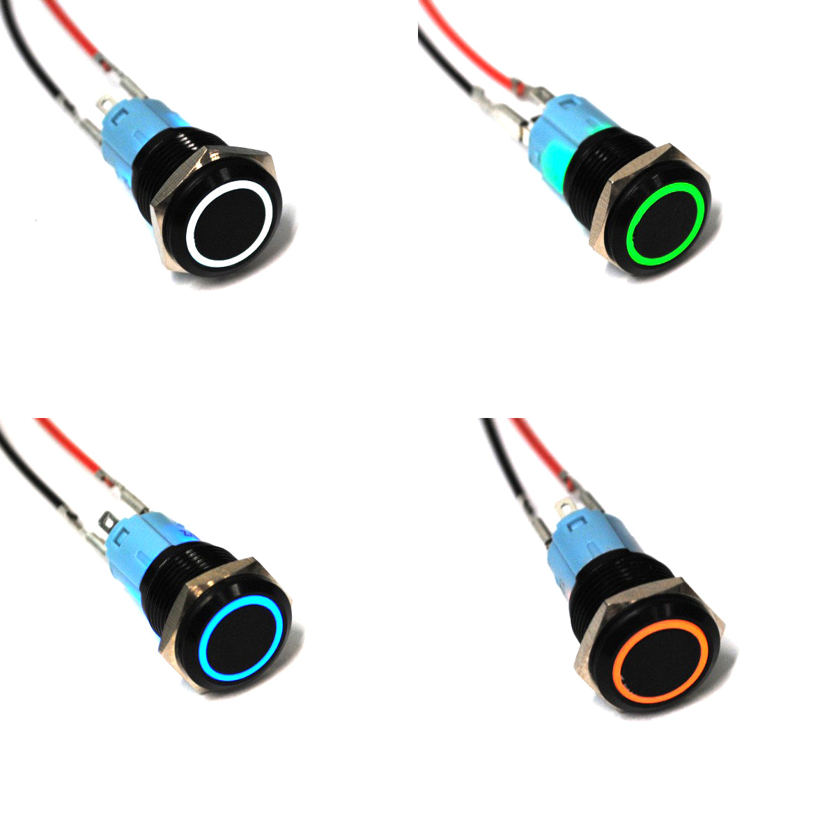 16mm Momentary LED Taster