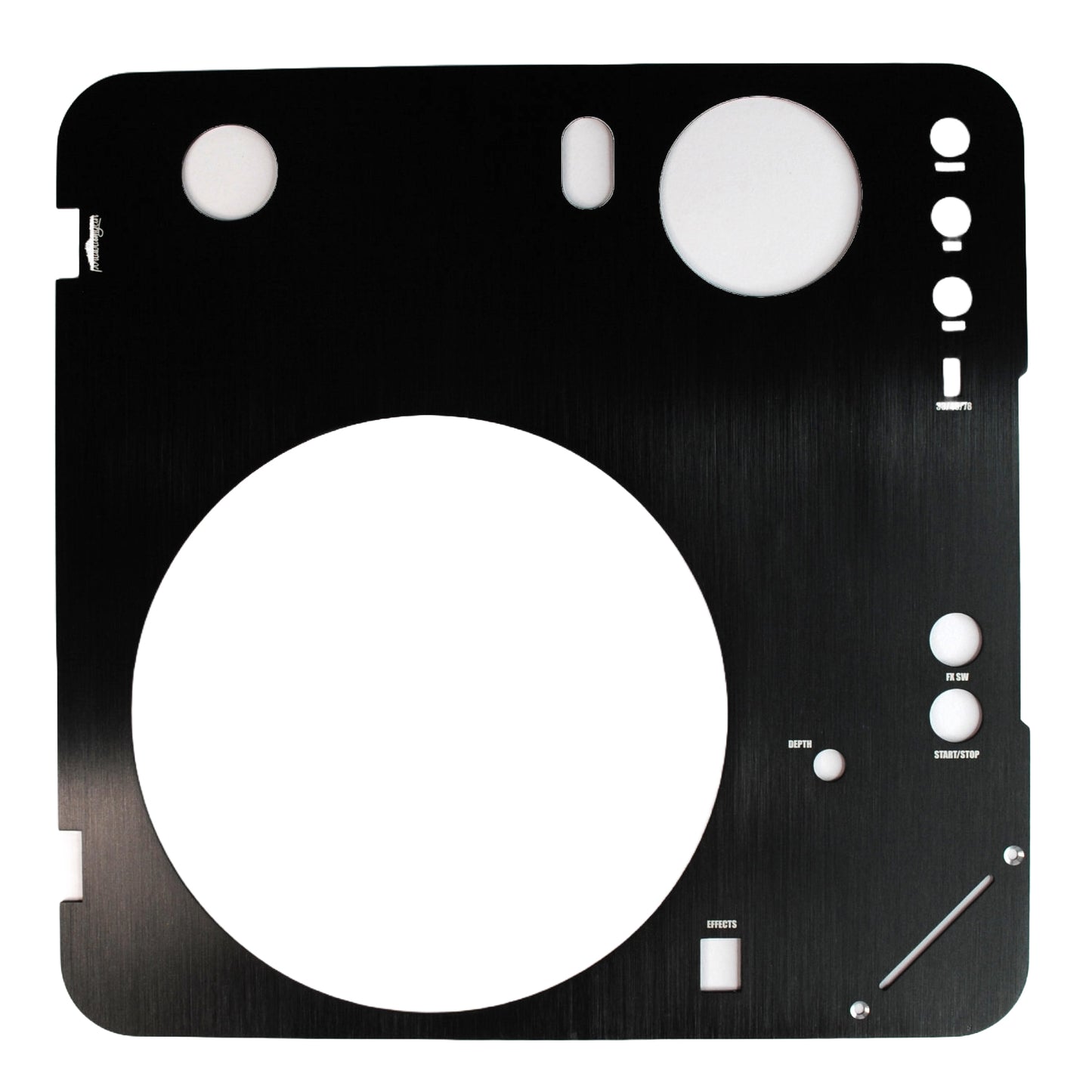 InnoFader & Effect Mod ready Faceplate for Numark PT01 Scratch