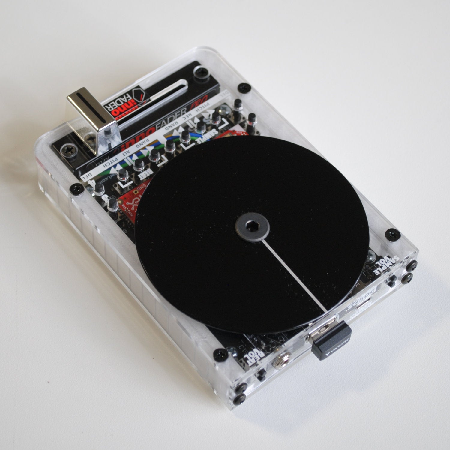 portablism gear SC500 Digital Scratch Instrument Transparent – PortablismGear.com