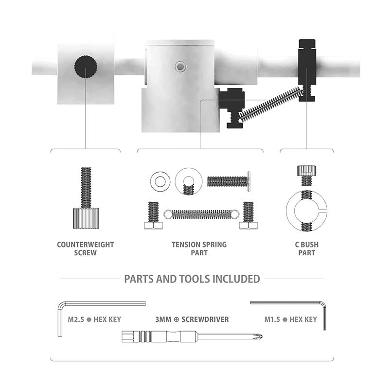 OMNI Tonearm tension mod