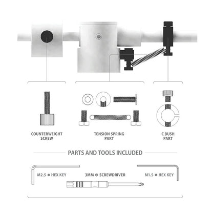 OMNI Tonearm tension mod